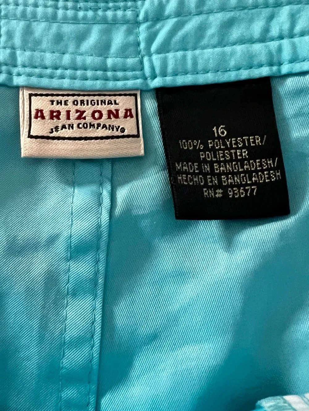 Arizona Jean Company girls aqua